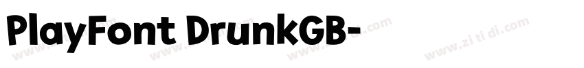 PlayFont DrunkGB字体转换
